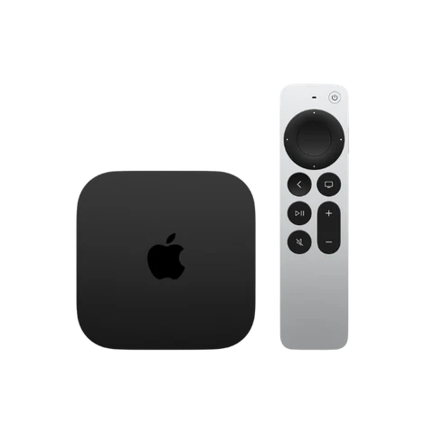 Apple TV, remote and Apple accessories
